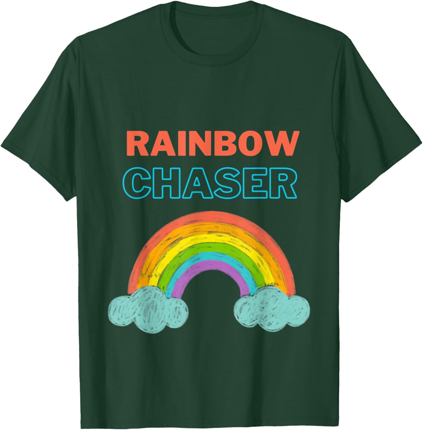 Rainbow Chaser Kids T-Shirt - T-Shirt | Forest