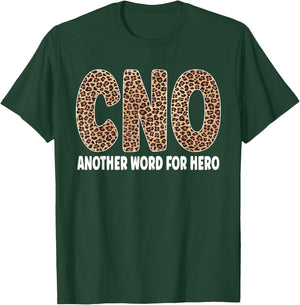 CNO Leopard Nurse Life Chief Nursing Officer T-Shirt - T-Shirt | Forest