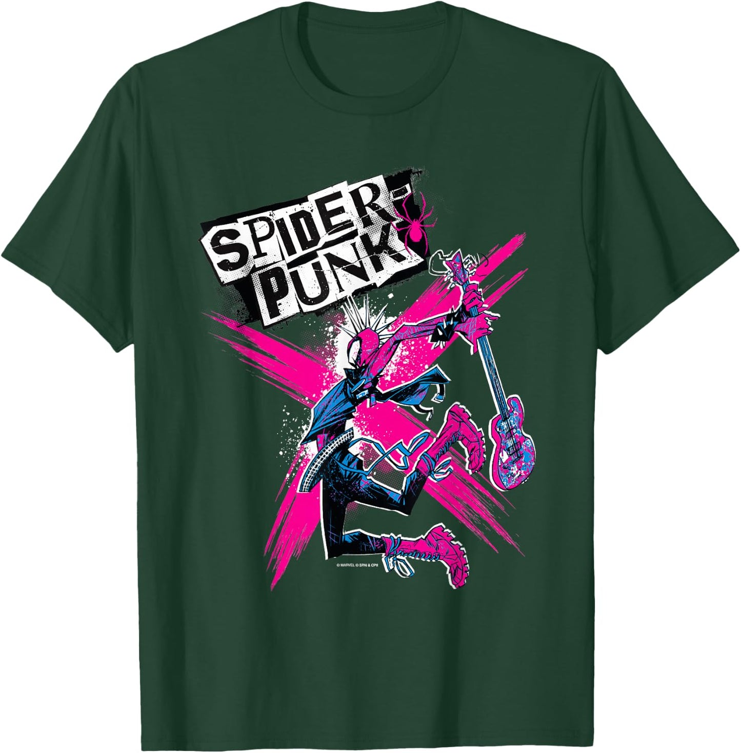 Marvel Spider-Man: Across The Spider-Verse Spider-Punk X T-Shirt - T-Shirt | Forest