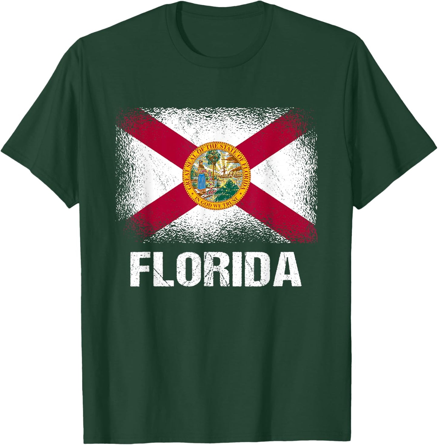 Florida State Flag T-Shirt - T-Shirt | Forest