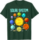 Solar Systems Planets Science Space Boys Girls STEM Colorful T-Shirt - T-Shirt | Forest