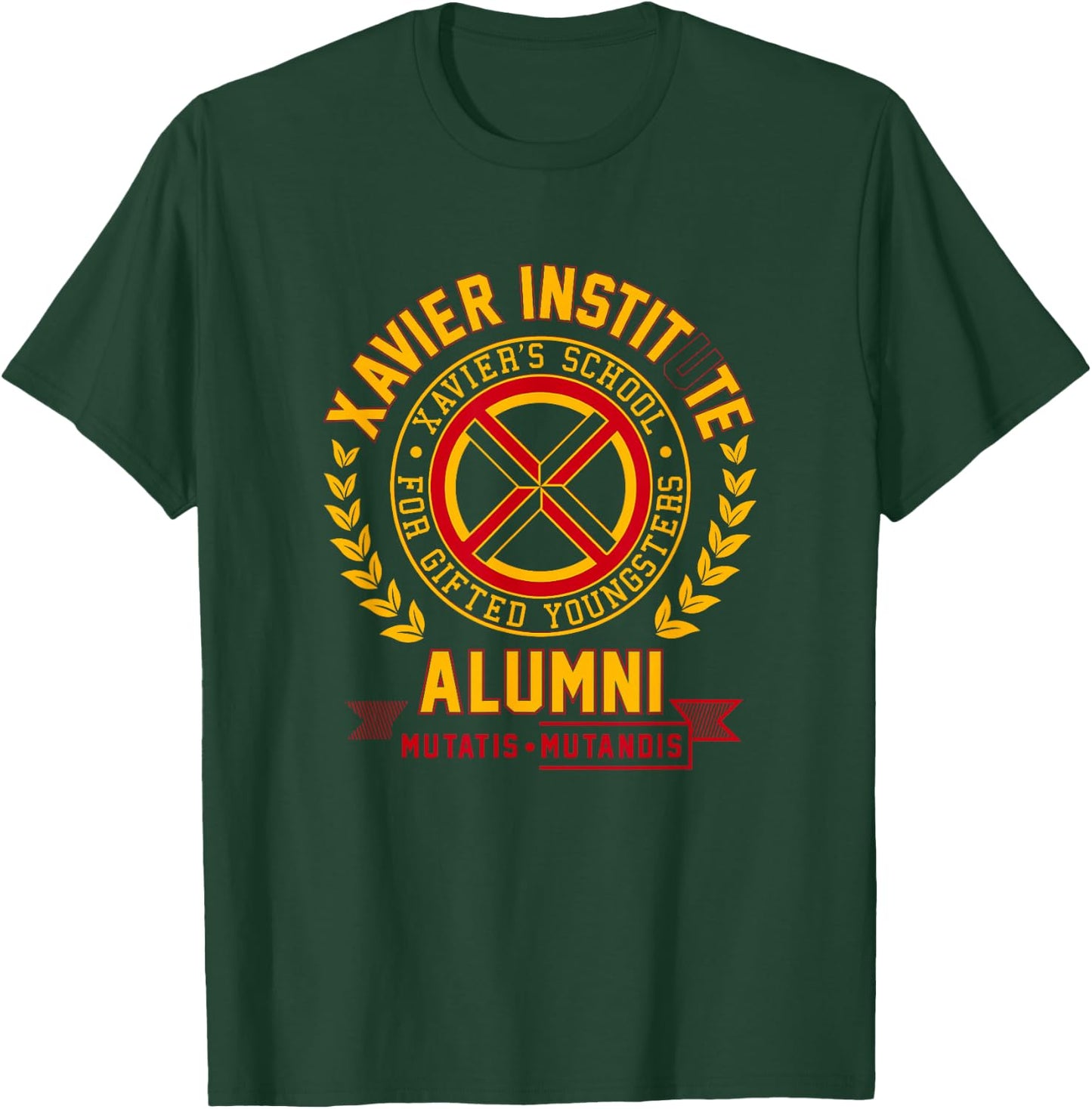 Marvel X-Men Xavier Institute Alumni Mutatis Mutandis T-Shirt - T-Shirt | Forest