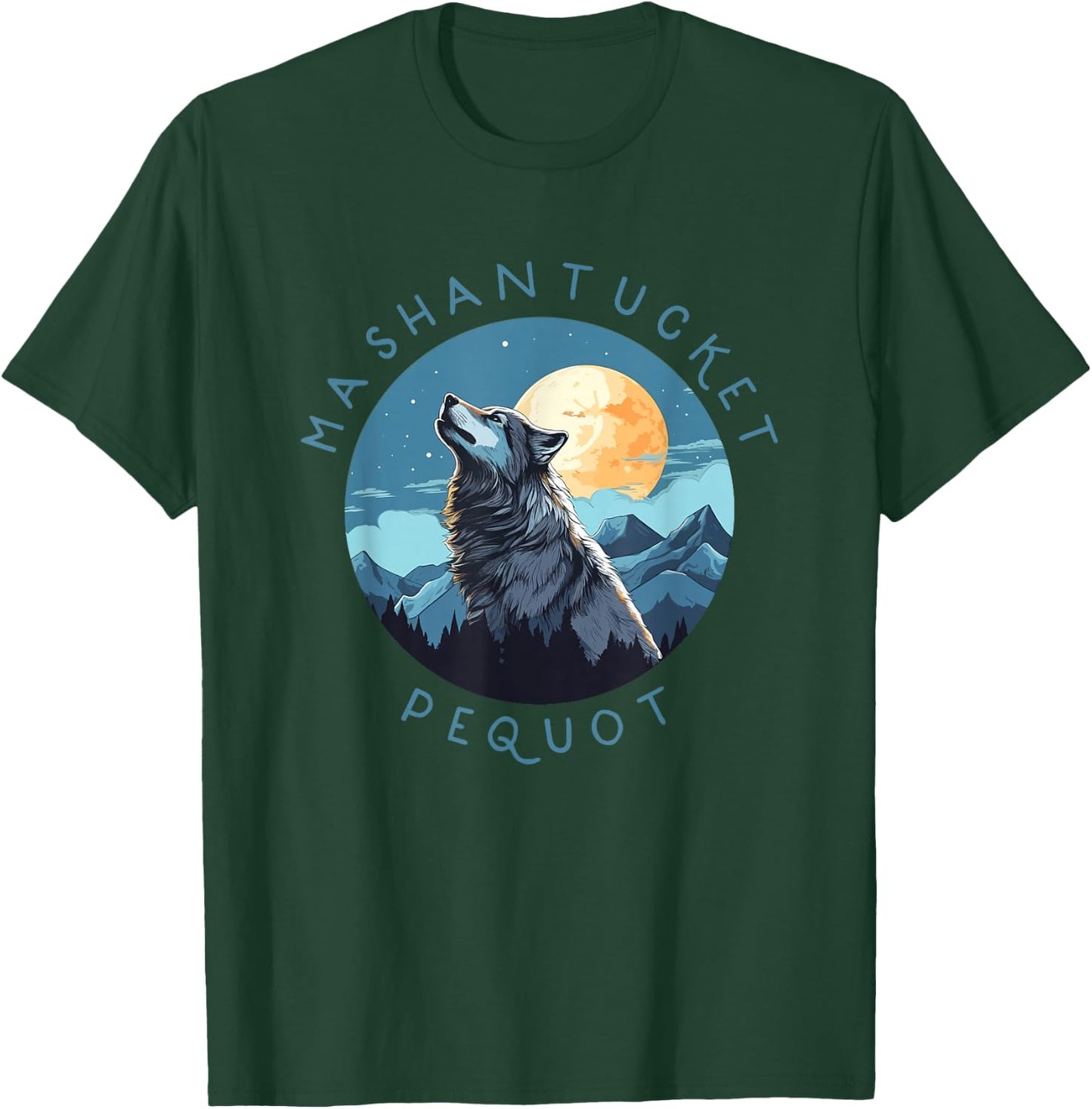 Mashantucket Pequot Indian Tribe Native American Indigenous T-Shirt - T-Shirt | Forest