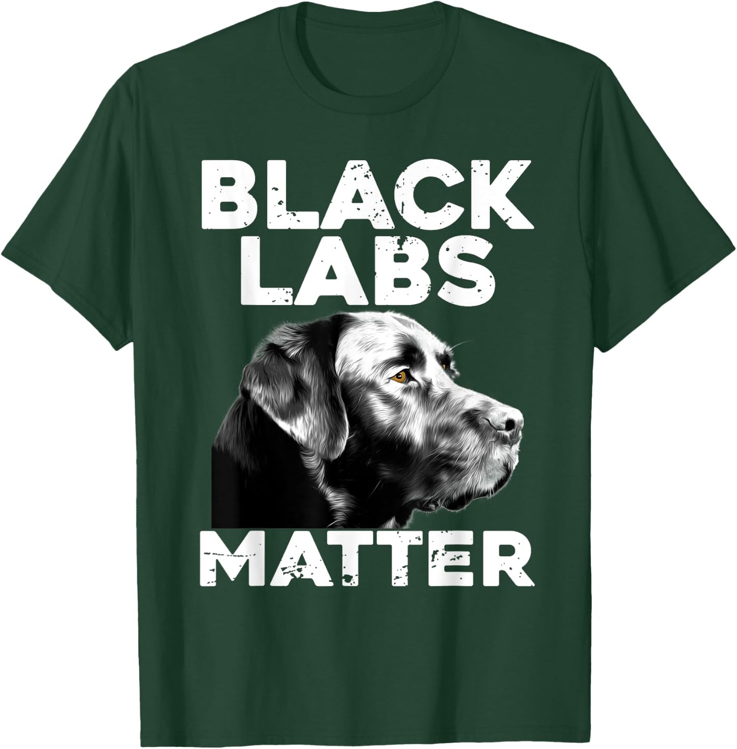 Cool Labrador Women Black Labs Matter Service Animal T-Shirt - T-Shirt | Forest