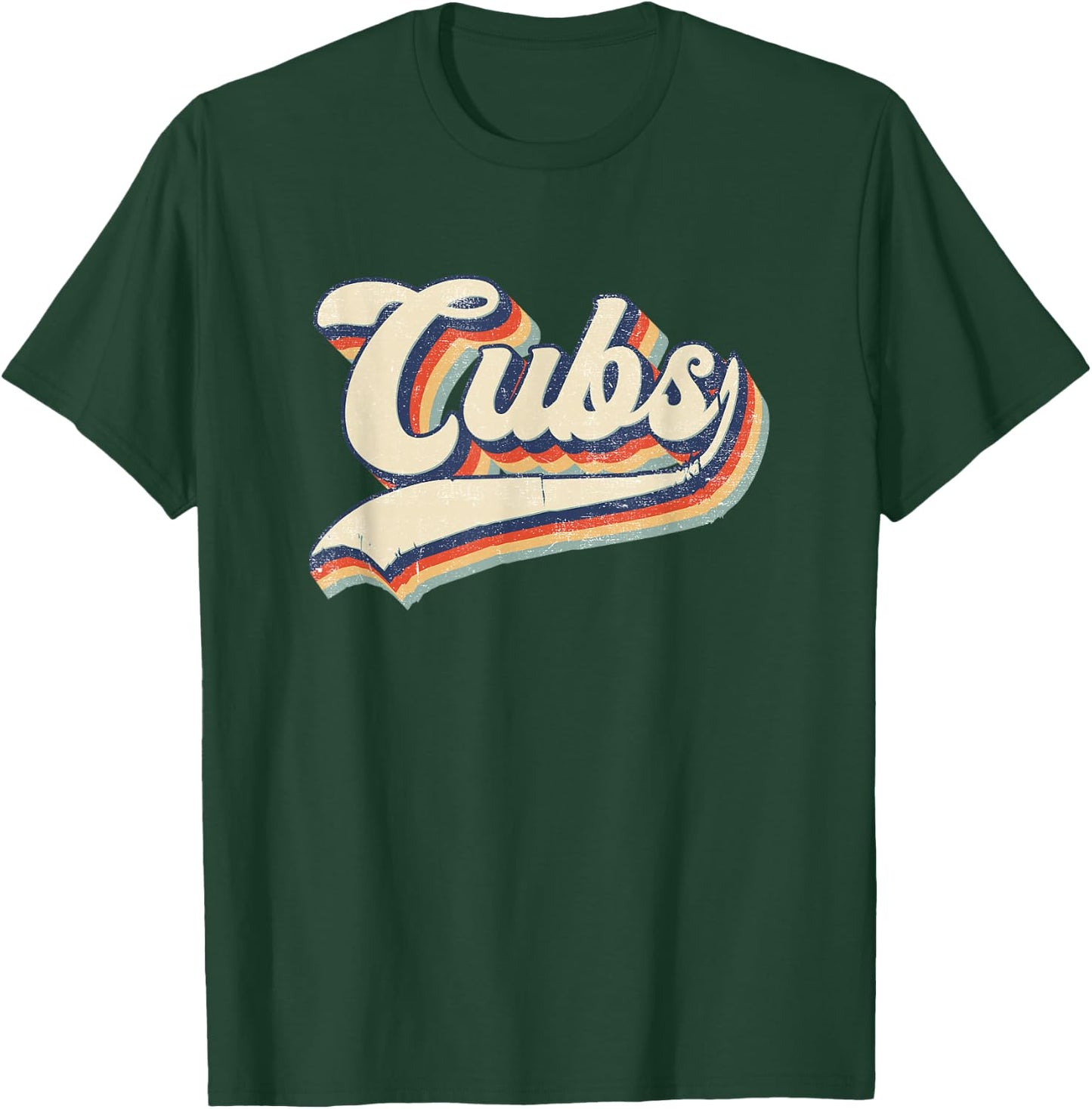 Cubs Sports Name Vintage Retro Gift Men Women Boy Girl T-Shirt - T-Shirt | Forest