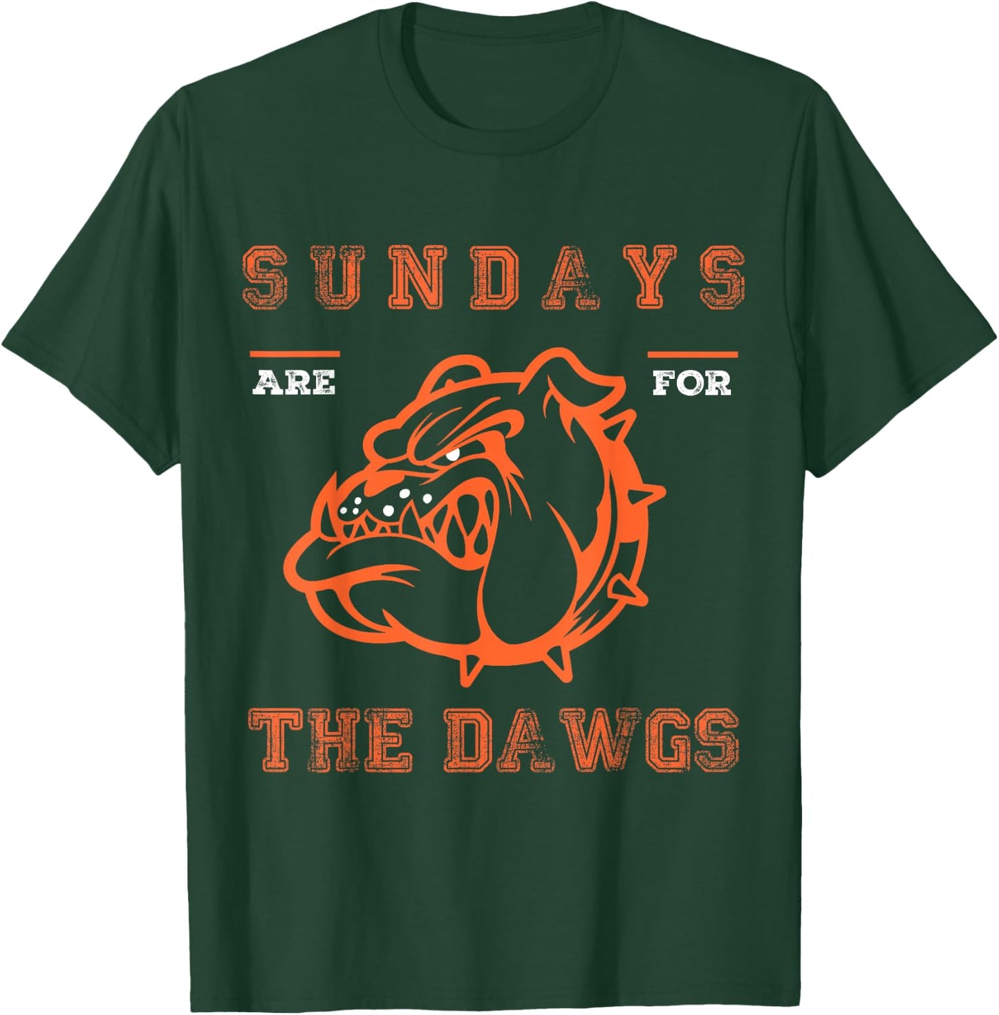 Sundays are for the Dawgs Cleveland Ohio Present Dawg T-Shirt - T-Shirt | Forest