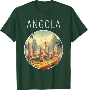 Angola scenery Art Deco T-Shirt - T-Shirt | Forest