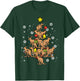 Kangaroo Christmas Tree Xmas Australian Summer Men Women T-Shirt - T-Shirt | Forest