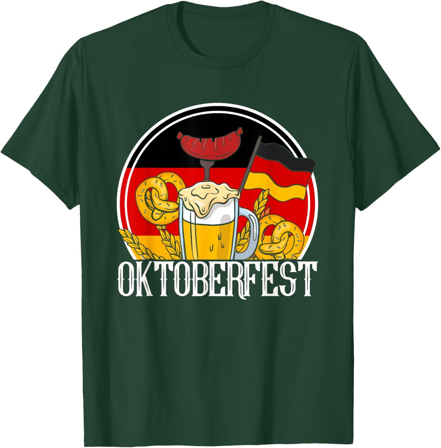 Oktoberfest 2025 Funny Oktoberfest 2025 Costume Men Women T-Shirt - T-Shirt | Forest