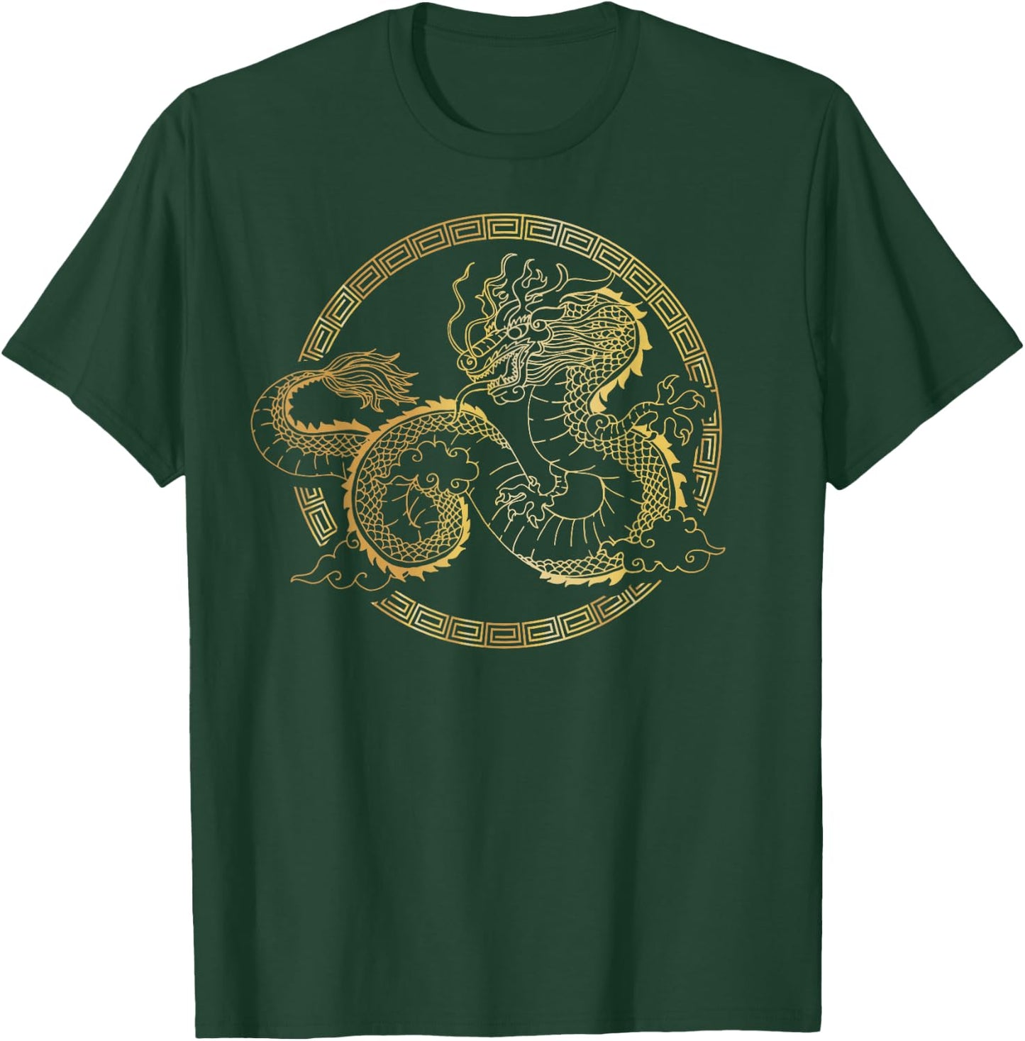 Japanese Tokyo Dragon Asian tattoo inspired retro 80’s style T-Shirt - T-Shirt | Forest