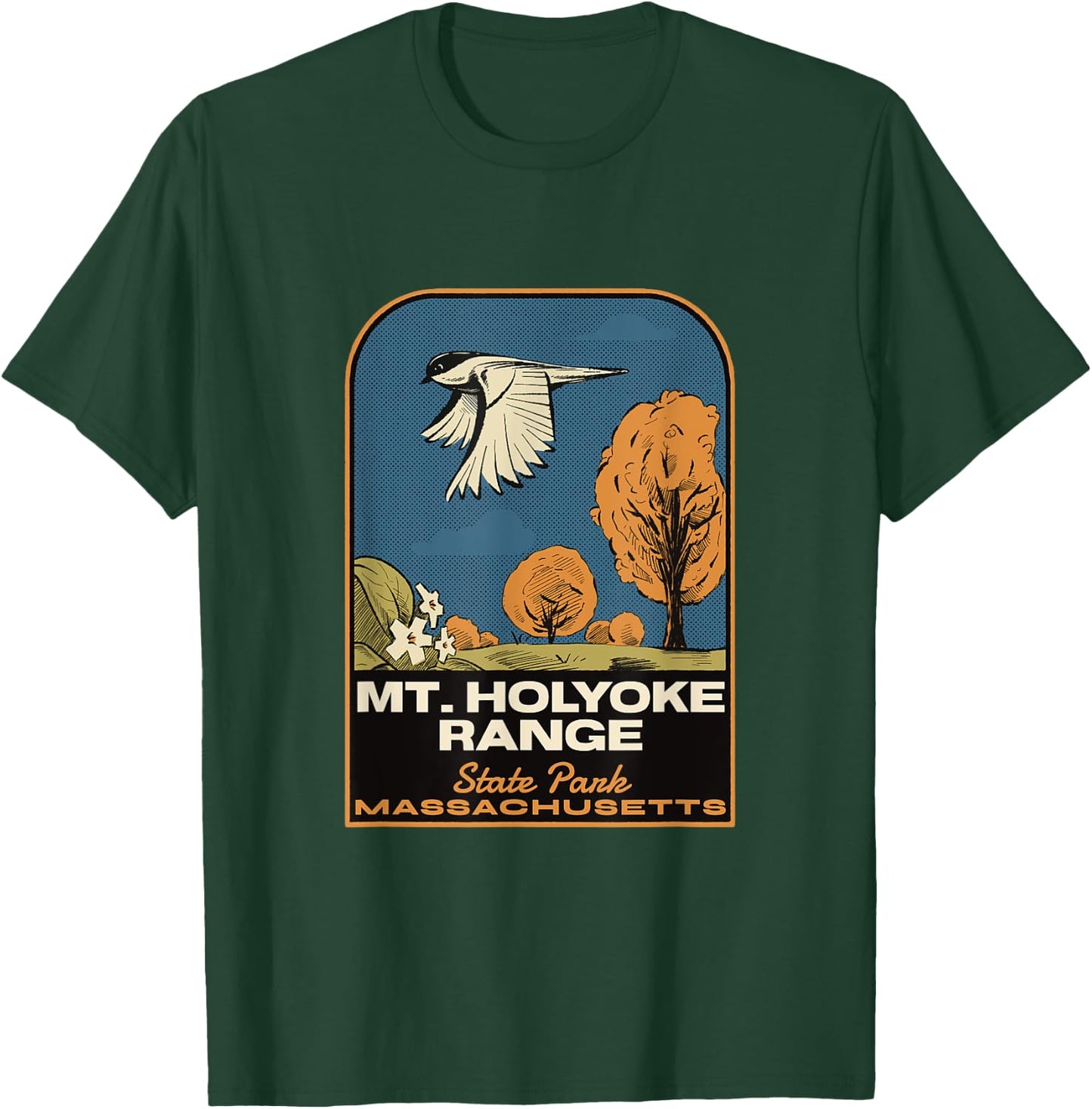 Mount Holyoke Range State Park MA Vintage T-Shirt - T-Shirt | Forest