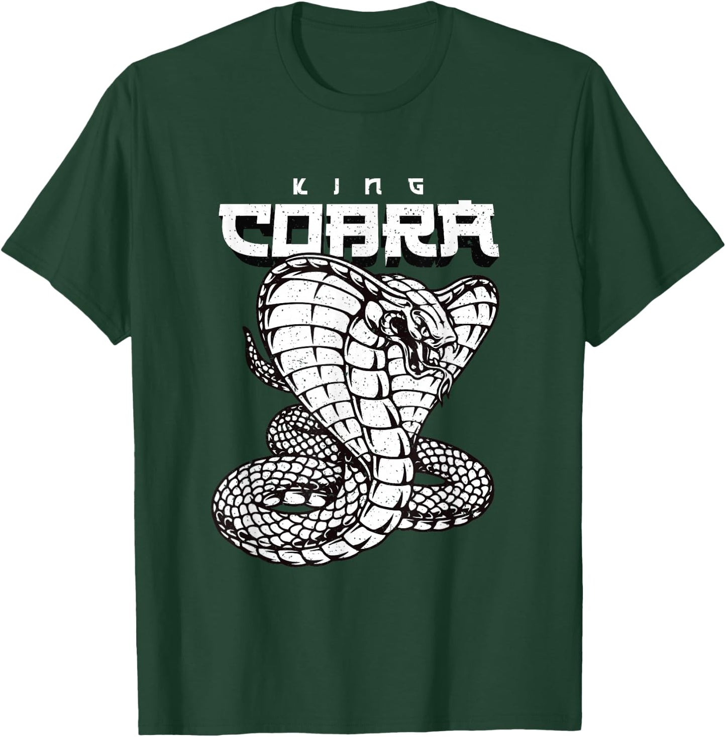 Vintage Snake Japanese Style King Cobra T-Shirt - T-Shirt | Forest