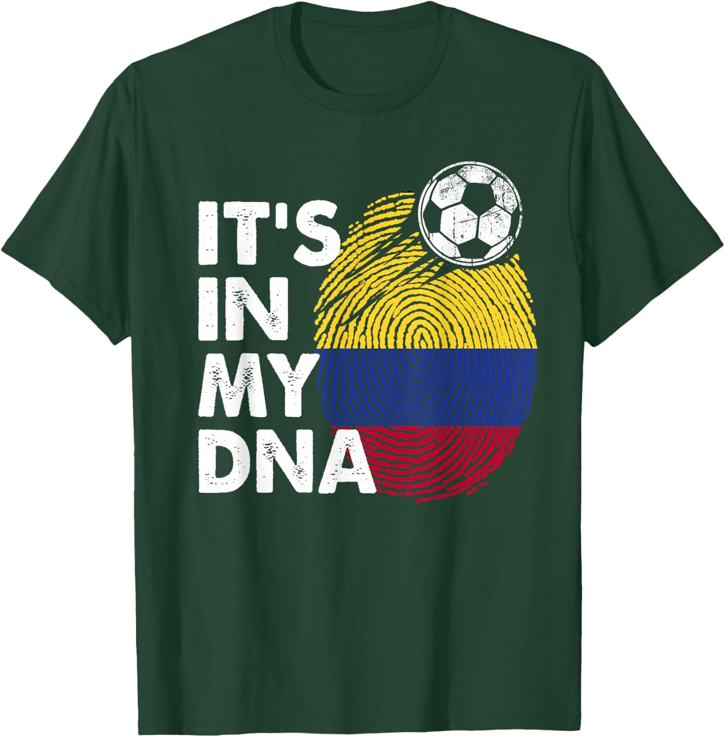 Colombia In My DNA Colombian Flag Team Colombia T-Shirt - T-Shirt | Forest