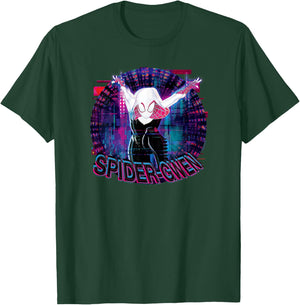 Marvel Spider-Man Across The Spider-Verse Part 1 Glitch Gwen T-Shirt - T-Shirt | Forest
