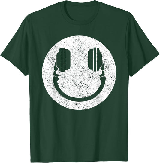 DJ Disc Jockey Smile T-Shirt - T-Shirt | Forest