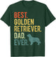 Best Golden Retriever Dad Ever Dog Daddy Father's Day T-Shirt - T-Shirt | Forest