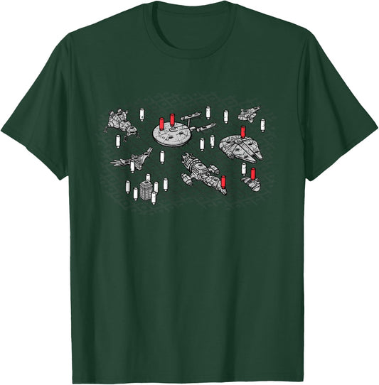 Vintage Intergalactic Battleship Firefly Serenity T-Shirt - T-Shirt | Forest