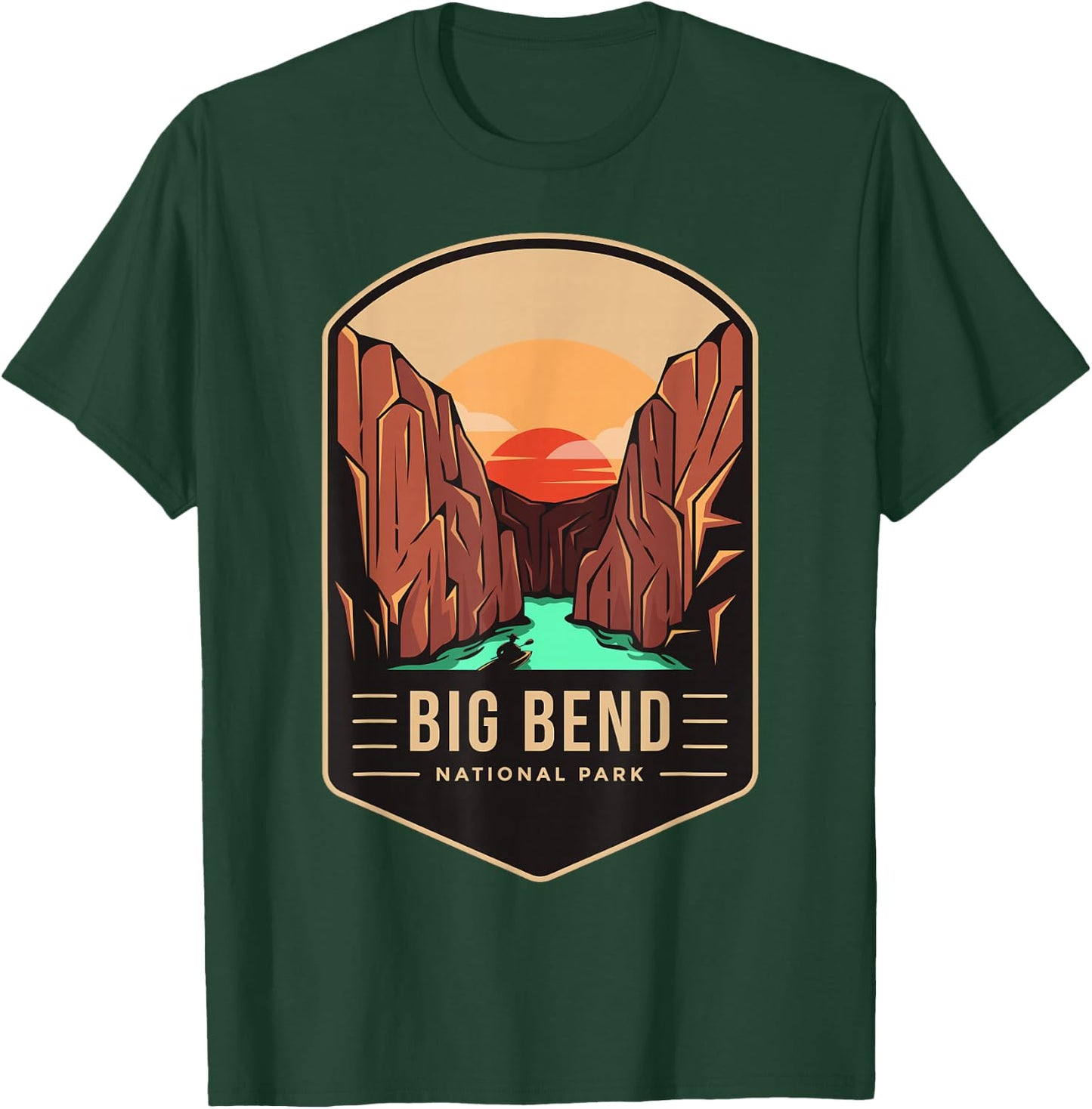 Big Bend National Park 1944 Texas T-Shirt - T-Shirt | Forest