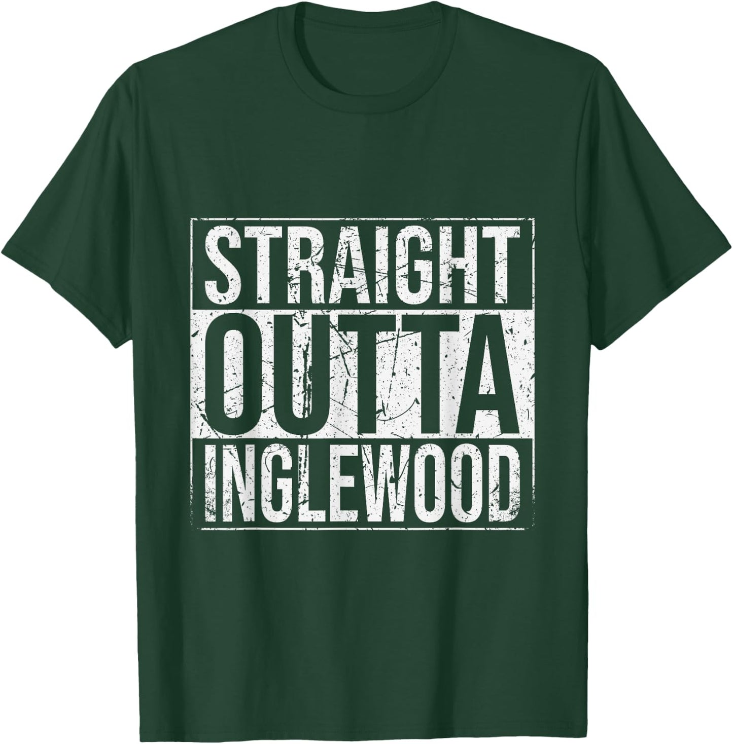 Straight Outta Inglewood Vintage T-Shirt - T-Shirt | Forest