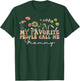 My Favorite People Call Me Grammy Wildflowers Mother's Day T-Shirt - T-Shirt | Forest