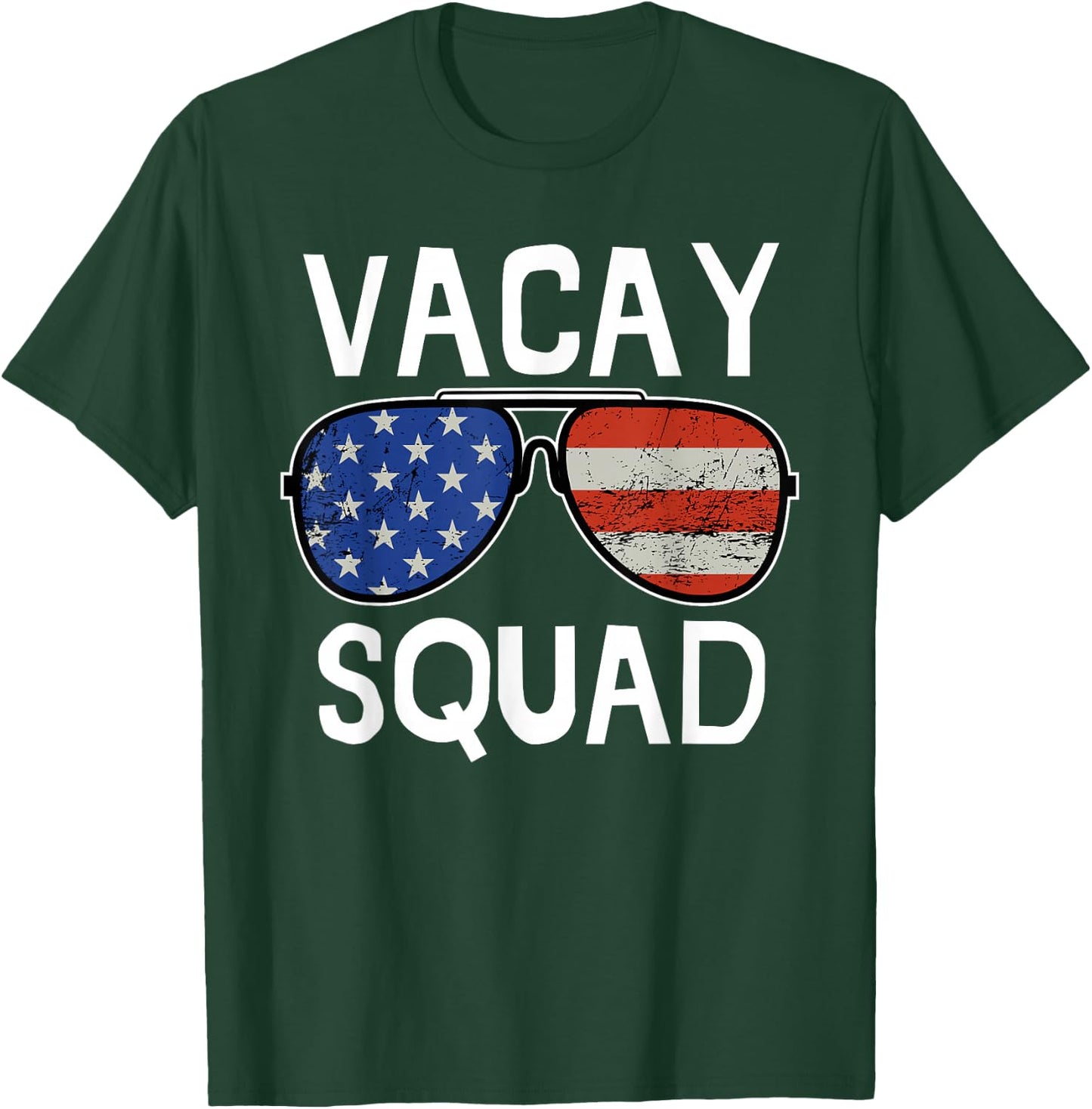 Vacay Squad Summer Vacation Family Friends Trip Matching T-Shirt - T-Shirt | Forest