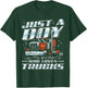 Just A Boy Who Loves Trucks Trucker Semi Truck Driver Funny T-Shirt - T-Shirt | Forest