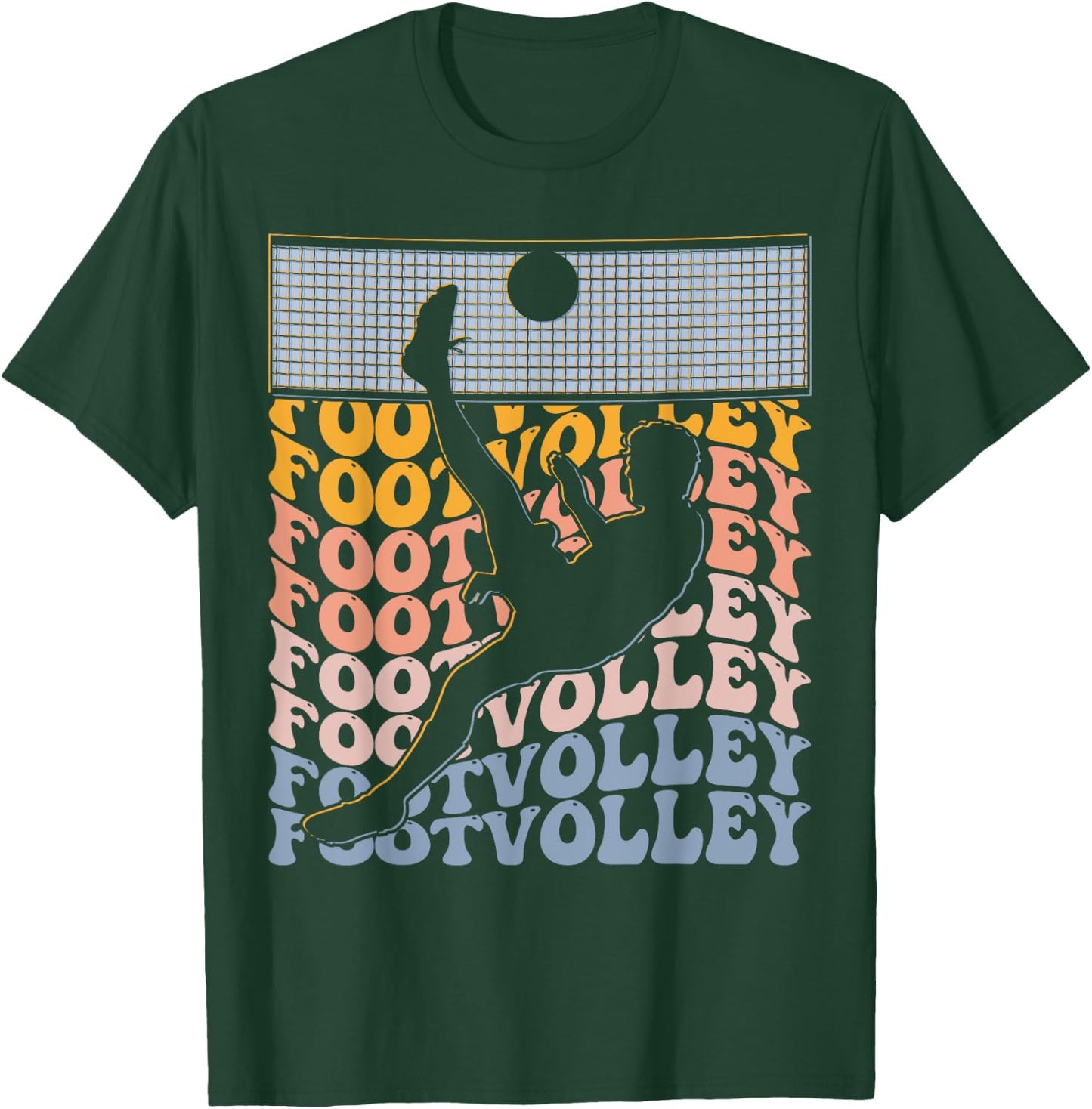 Footvolley Groovy T-Shirt - T-Shirt | Forest