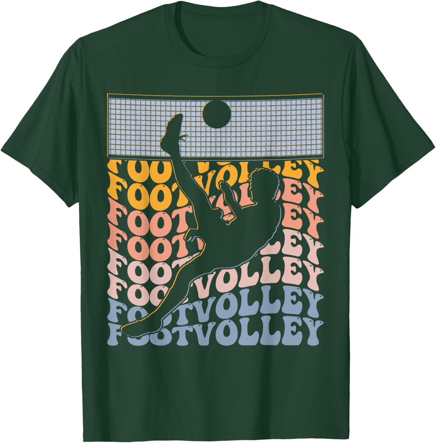Footvolley Groovy T-Shirt - T-Shirt | Forest