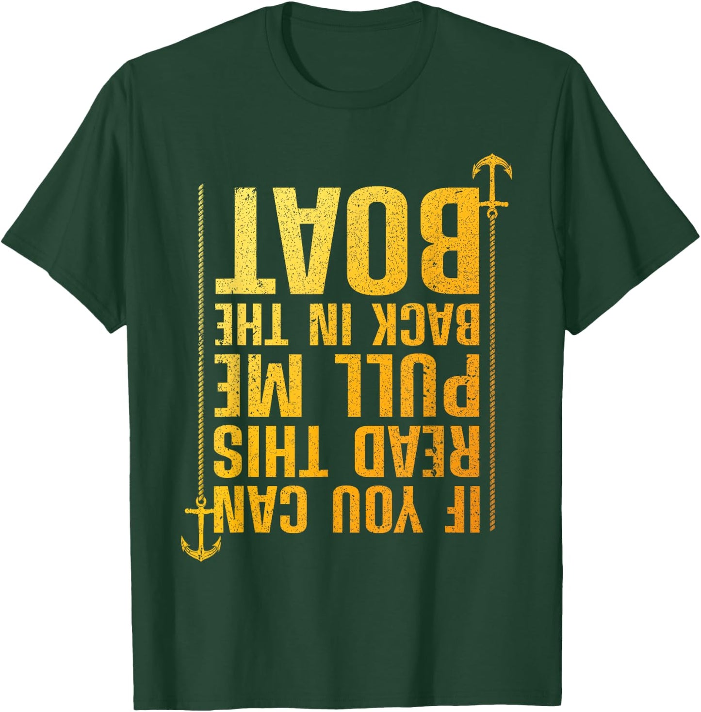 Funny Boating Design Women Boating Boater Boat Owner T-Shirt - T-Shirt | Forest