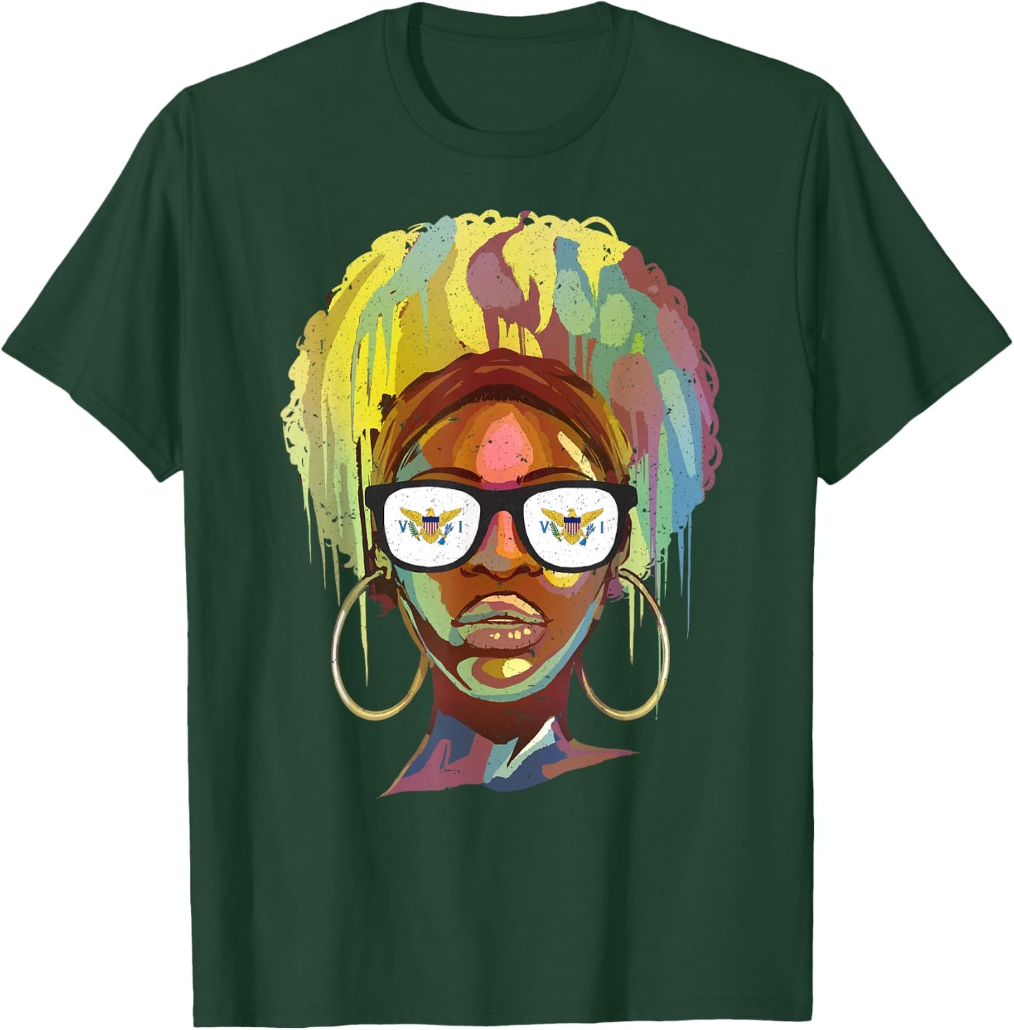 American Virgin Islands T-Shirt - T-Shirt | Forest