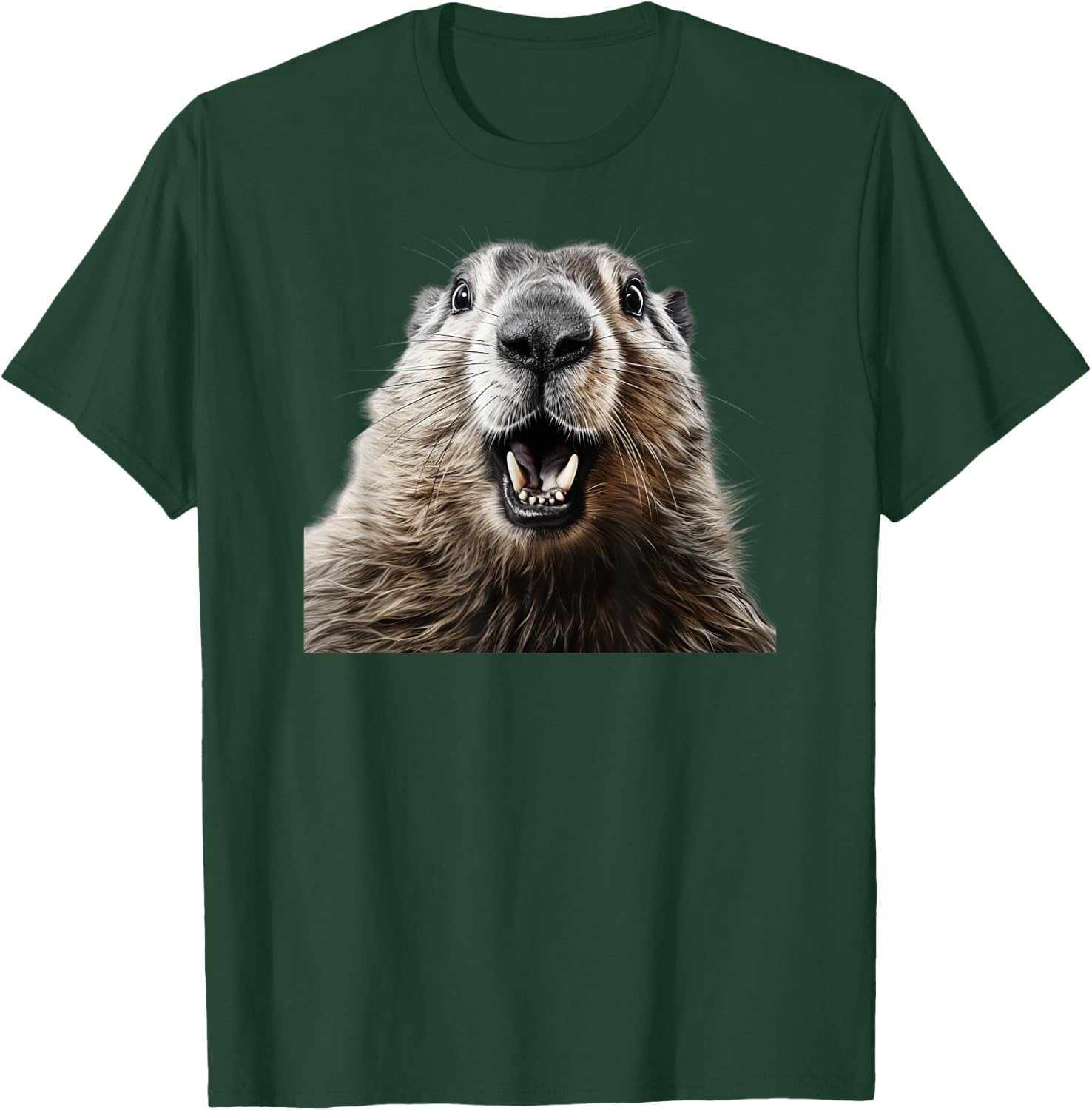 Funny Marmot T-Shirt - T-Shirt | Forest