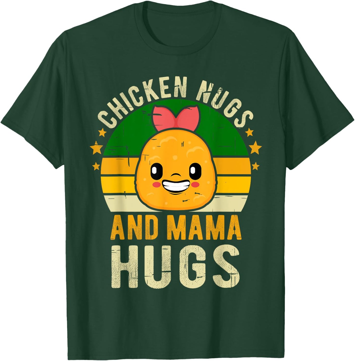 Chicken Nugs and Mama Hugs Toddler for Chicken Nugget Lover T-Shirt - T-Shirt | Forest