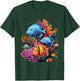 colorful tropical Fish on a coral reef Marine Life T-Shirt - T-Shirt | Forest