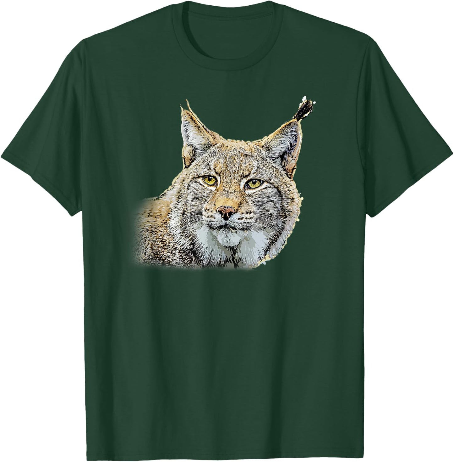 Lynx design lynxes wild cats gift T-Shirt - T-Shirt | Forest