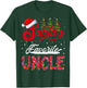 Santa's Favorite Uncle Family Matching Group Christmas T-Shirt - T-Shirt | Forest