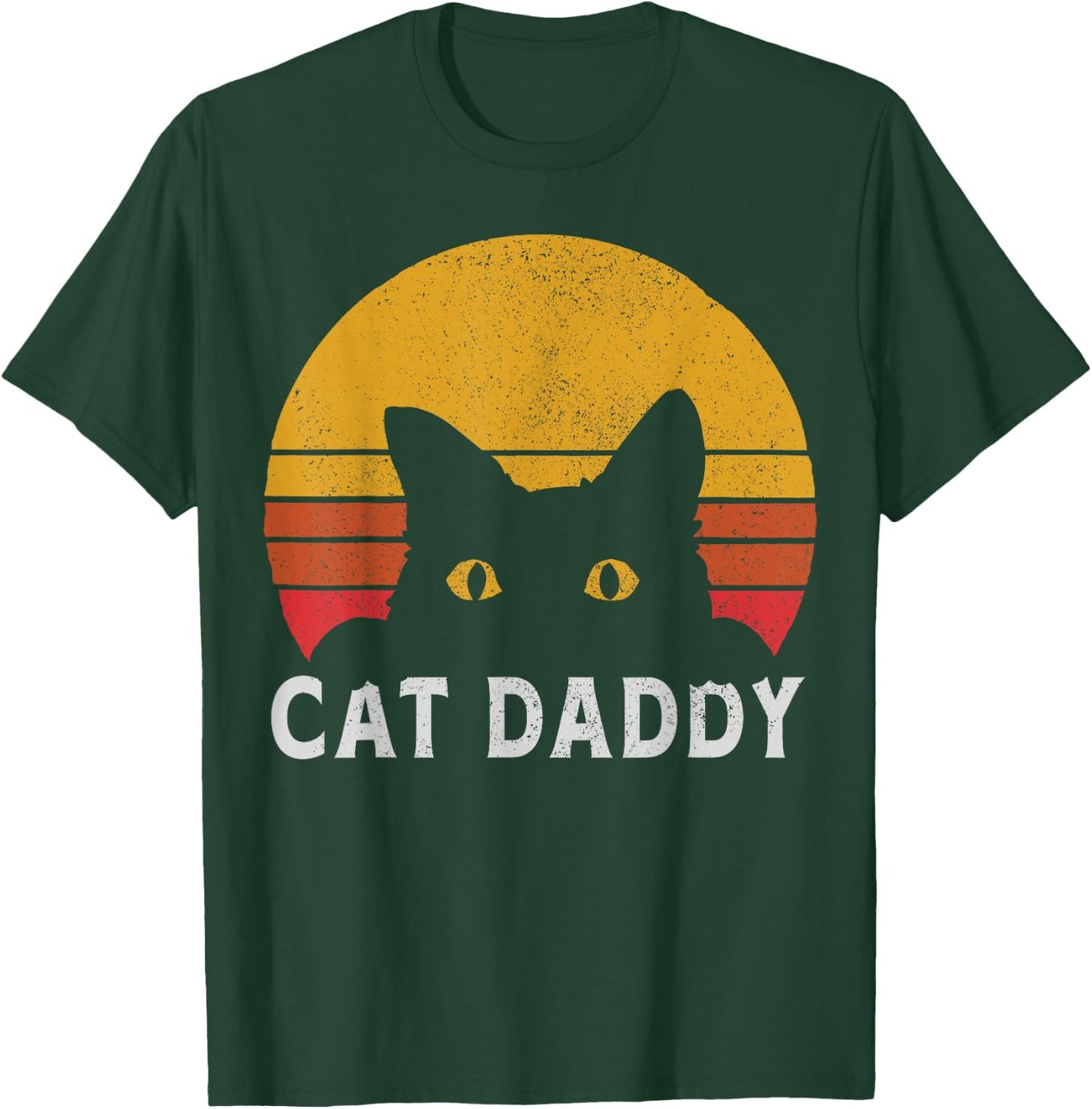 Cat Daddy Retro T-Shirt - T-Shirt | Forest