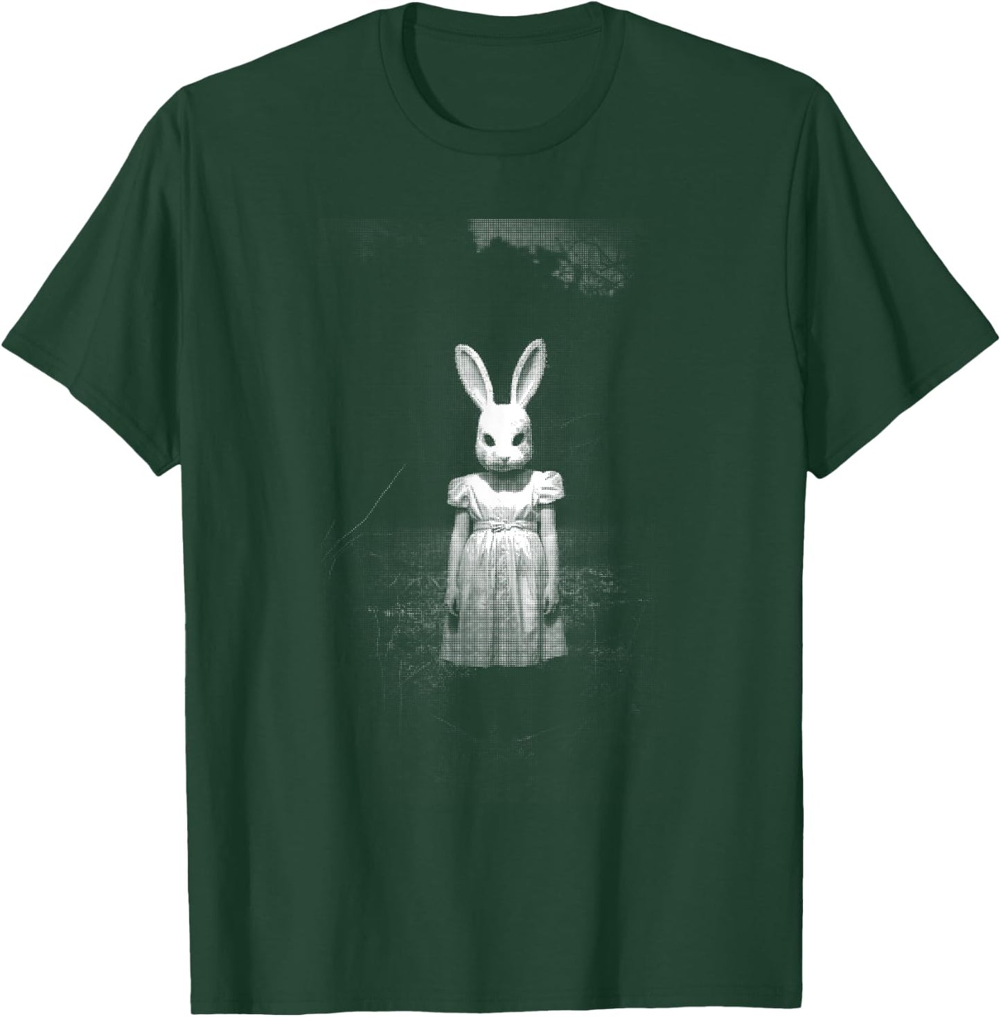 Horror Bunny Rabbit | Dark Creepy Unholy Gothic Halloween T-Shirt - T-Shirt | Forest