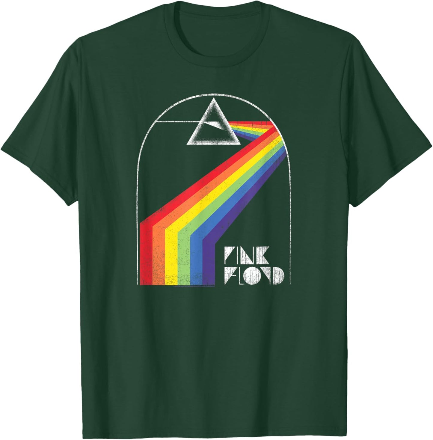 Pink Floyd Distressed Dark Side Yellow Brick Road T-Shirt - T-Shirt | Forest