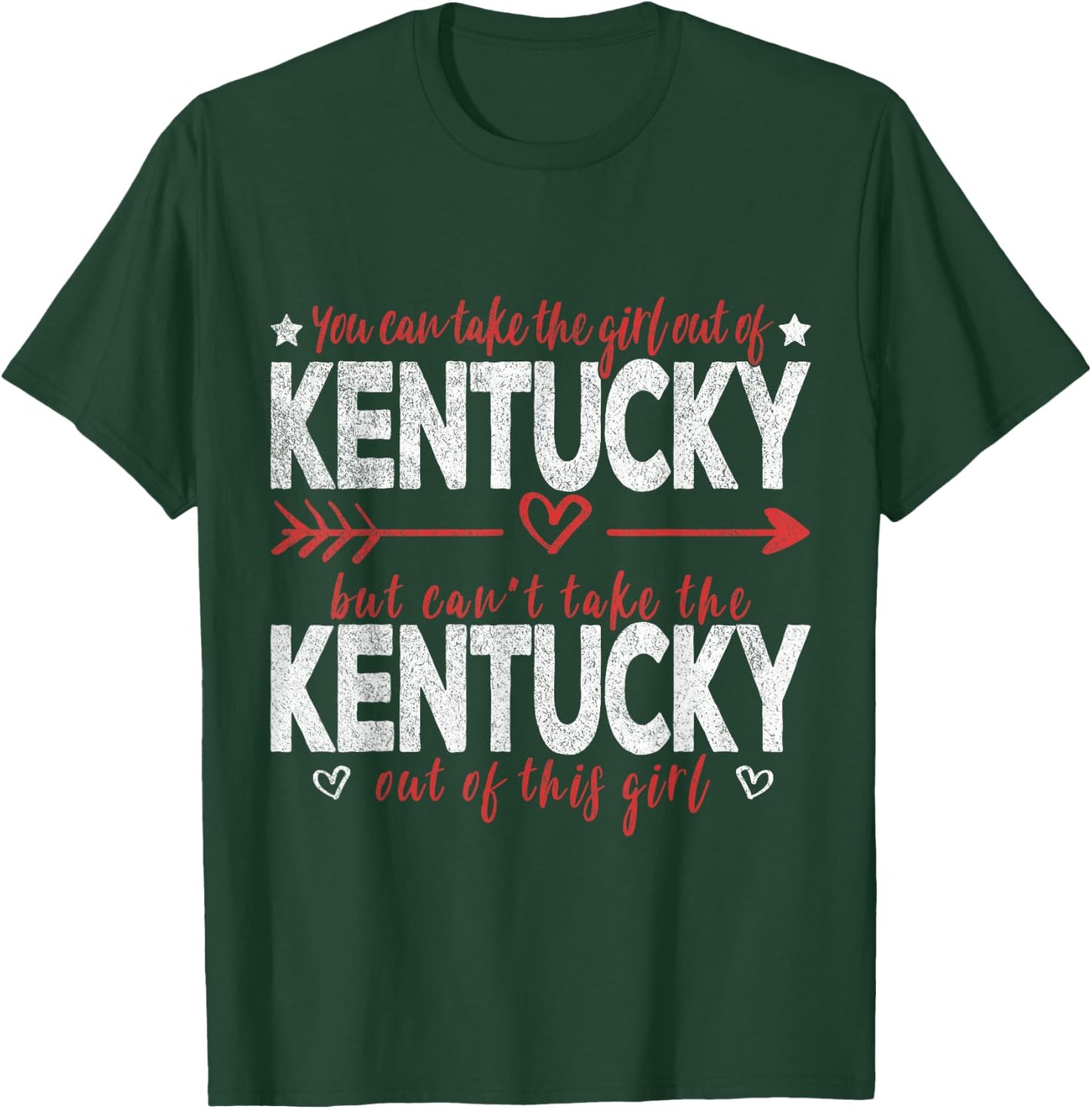Girl Out Of Kentucky Hometown Home Kentucky T-Shirt - T-Shirt | Forest