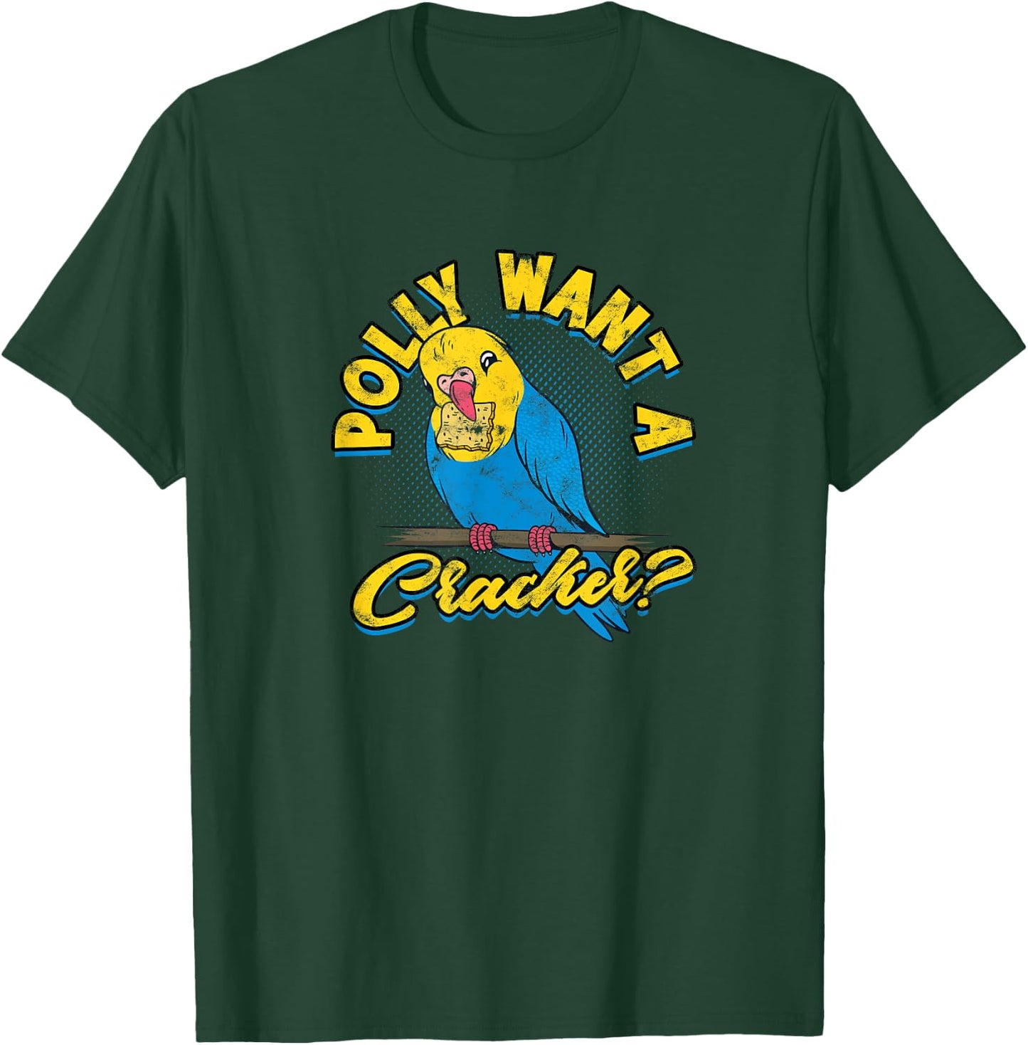 Polly want a cracker? - Parrots T-Shirt - T-Shirt | Forest