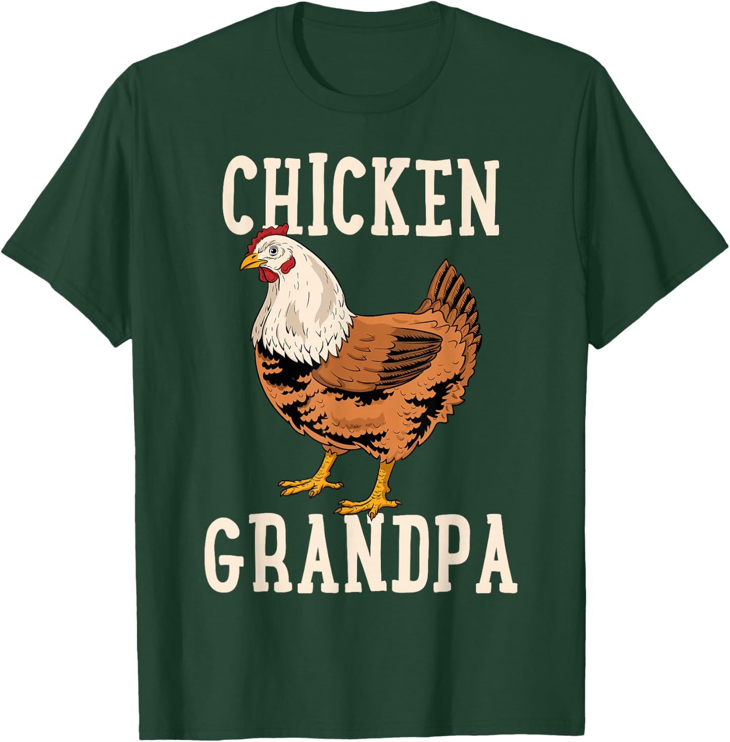 Chicken Grandfather Chicken Grandpa T-Shirt - T-Shirt | Forest