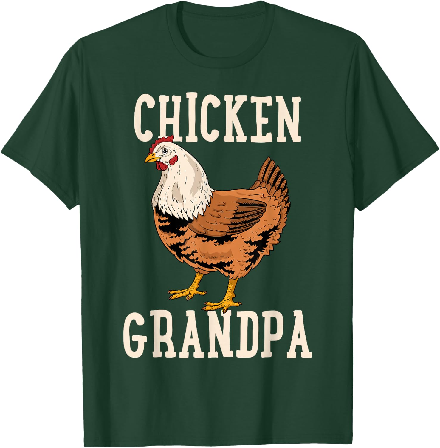 Chicken Grandfather Chicken Grandpa T-Shirt - T-Shirt | Forest