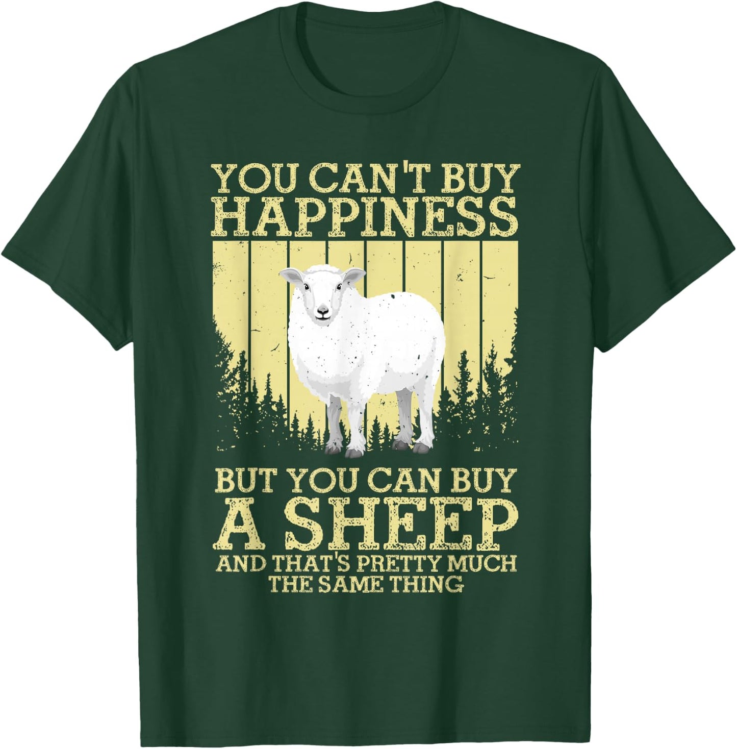 Cute Sheep Design Women Kids Livestock Sheep Lovers T-Shirt - T-Shirt | Forest