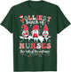 Jolliest Bunch Of Nurses This Side Of The Nut House Xmas T-Shirt - T-Shirt | Forest