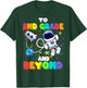 To 2nd Grade And Beyond Second Astronaut Back To School T-Shirt - T-Shirt | Forest