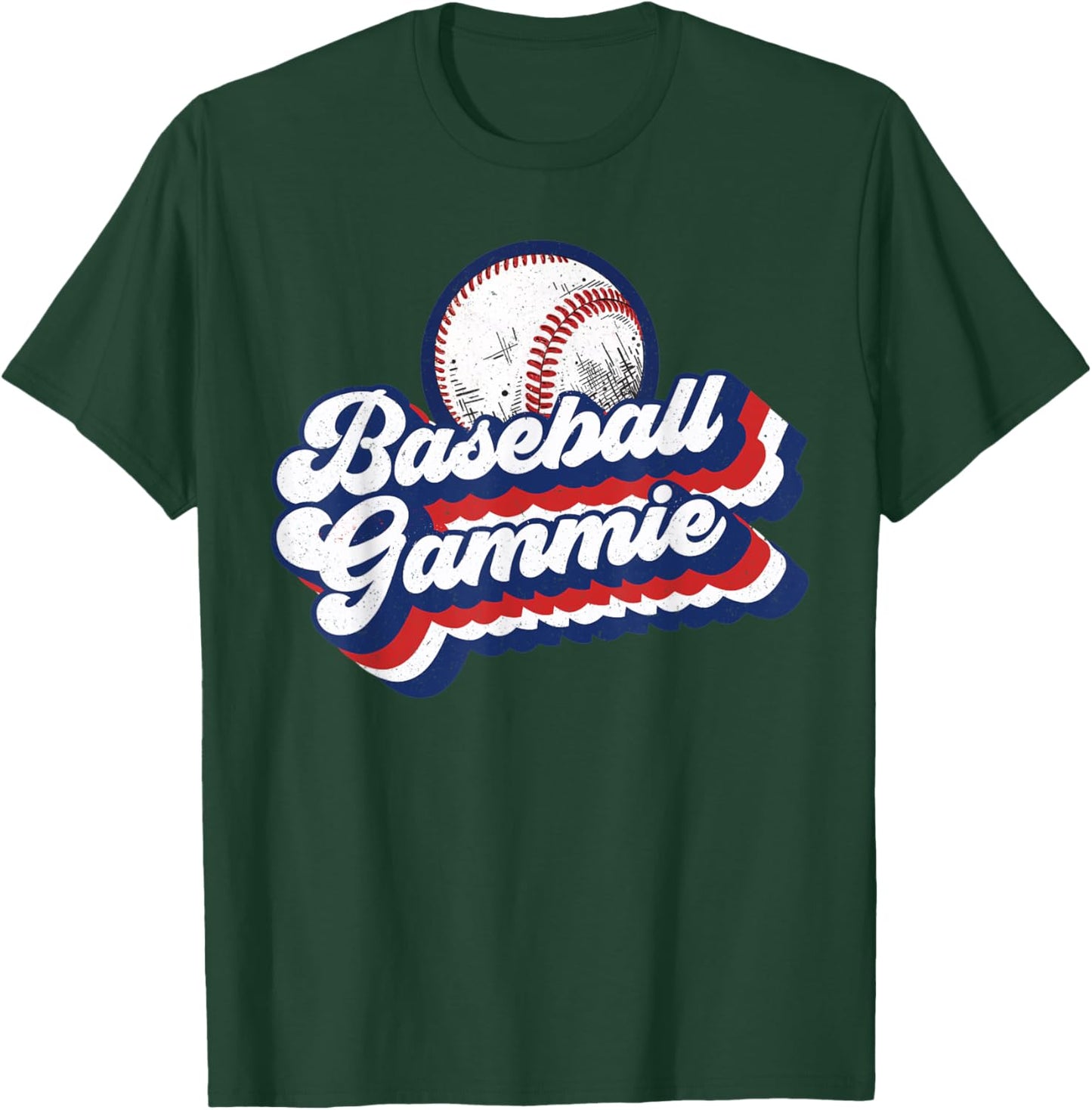 Baseball Gammie Grandma Shirt Mother's Day Gift T-Shirt - T-Shirt | Forest