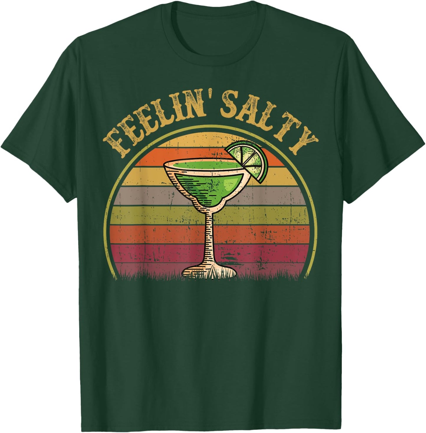 Feeling Salty Margarita Shirt Cinco Mayo Funny Mexican Women T-Shirt - T-Shirt | Forest