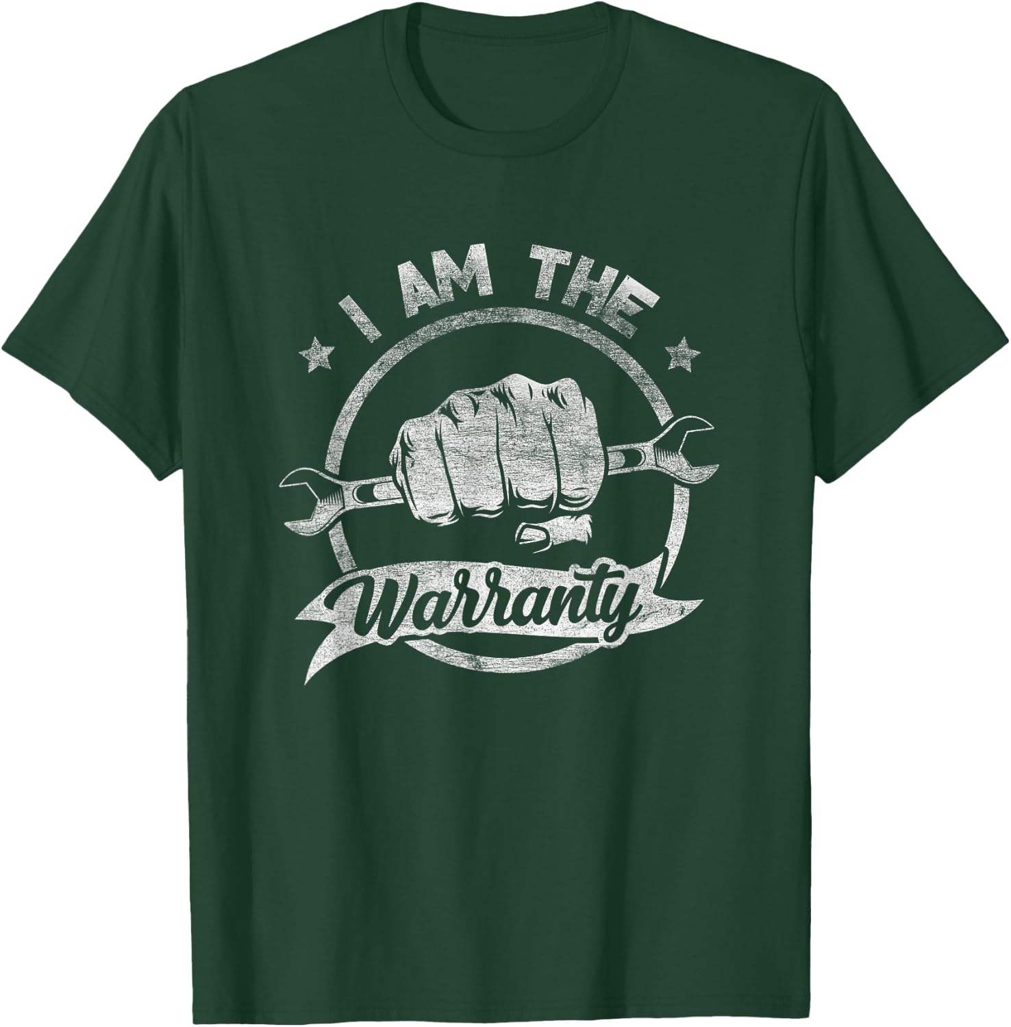 I Am The Warranty Fixing Myself Diesel Truck Car Machine T-Shirt - T-Shirt | Forest
