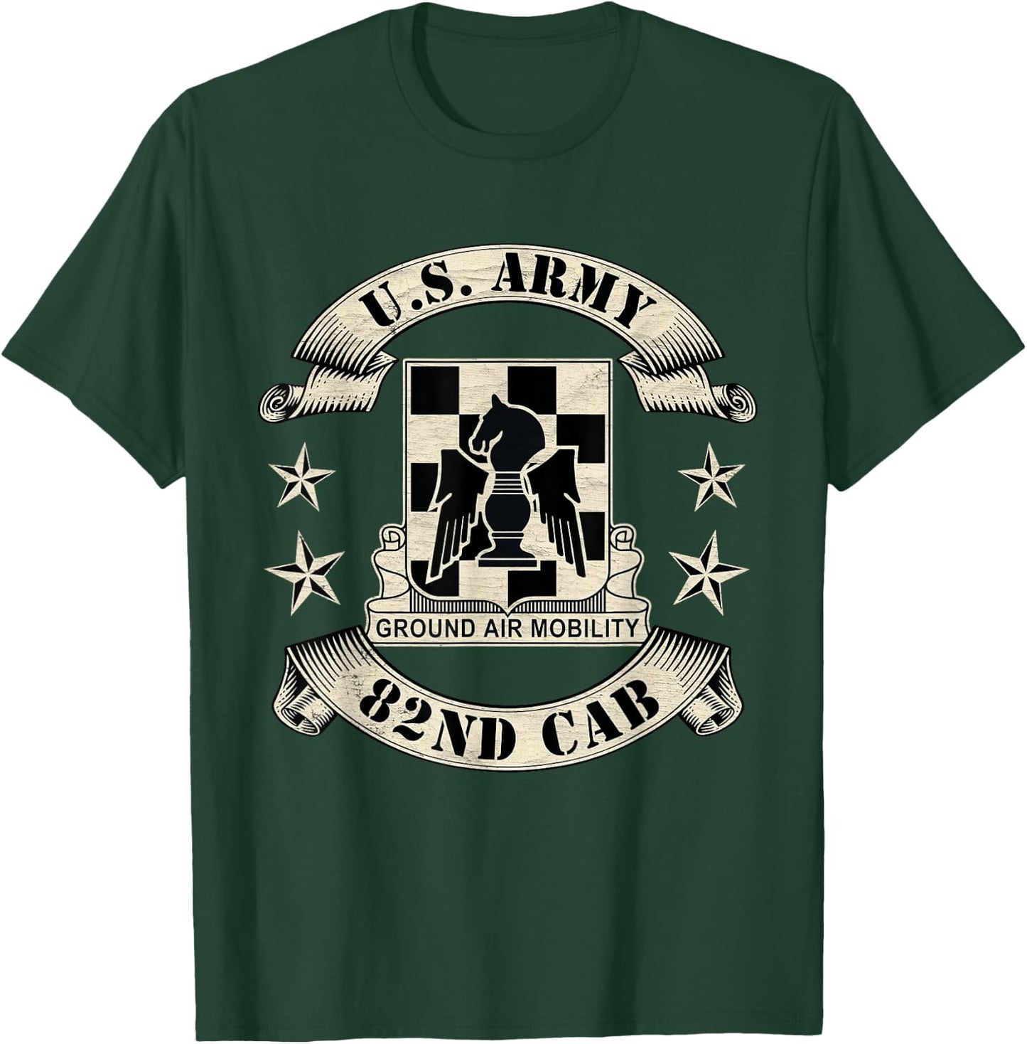 Us Army 82nd Combat Aviation Brigade 82nd CAB Fort Bragg T-Shirt - T-Shirt | Forest