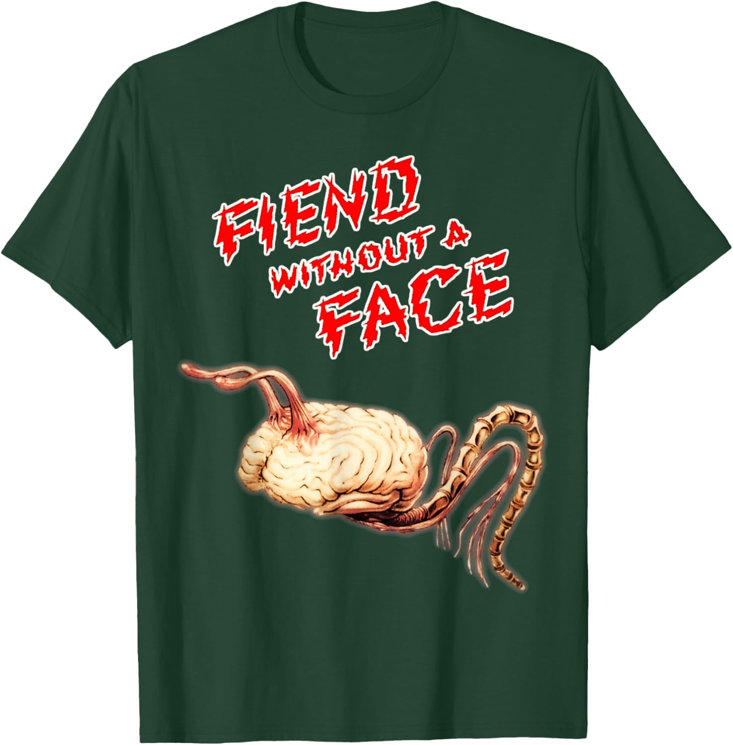 Vintage Horror Monster Fiend Without a Face T-Shirt - T-Shirt | Forest